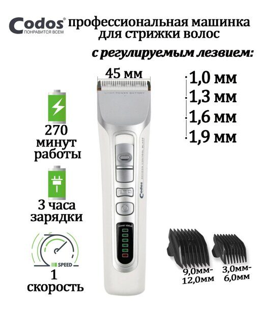 Машинка Для Стрижки Codos CHC-916